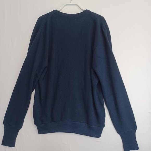 Izod LaCoste Vintage Cardigan Sweater Grandpa Style Size Medium - Picture 3 of 14